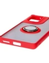 Hurtownia GSM - Husa hibridă Bizon pentru Motorola Edge 50 Fusion, fumurie cu un cadru roșu. - BIZ6882 - {ean13} - Hurt