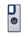 Hurtownia GSM - Etui z uchwytem na palec Bizon Case Hybrid Ring do Motorola Edge 50 Fusion przydymione z granatową ramką - BIZ6883 - {ean13} - Hurt