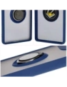 Wholesale Bizon Case Hybrid Ring Motorola Edge 50 Fusion smoky with a navy blue frame - BIZ6883 - {ean13} - Hurt