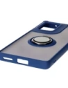 Wholesale Bizon Case Hybrid Ring Motorola Edge 50 Fusion smoky with a navy blue frame - BIZ6883 - {ean13} - Hurt