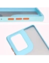 Hurtownia GSM - Etui z uchwytem na palec Bizon Case Hybrid Ring do Motorola Edge 50 Fusion przydymione z jasnoniebieską ramką - BIZ6884 - {ean13} - Hurt
