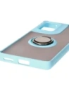 Hurtownia GSM - Etui z uchwytem na palec Bizon Case Hybrid Ring do Motorola Edge 50 Fusion przydymione z jasnoniebieską ramką - BIZ6884 - {ean13} - Hurt
