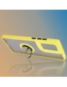 Hurtownia GSM - Husa hibridă Bizon pentru Motorola Edge 50 Fusion, fumurie cu un cadru galben. - BIZ6885 - {ean13} - Hurt
