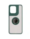 Hurtownia GSM - Caz hibrid Bizon Ring Motorola Edge 50 Neo fumuriu cu un cadru verde închis - BIZ6886 - {ean13} - Hurt