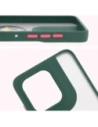 Hurtownia GSM - Caz hibrid Bizon Ring Motorola Edge 50 Neo fumuriu cu un cadru verde închis - BIZ6886 - {ean13} - Hurt