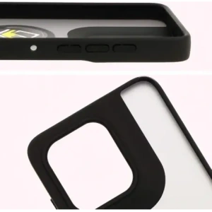 Hurtownia GSM - Bizon Case Hybrid Gyűrű Motorola Edge 50 Neo füstös fekete kerettel - BIZ6887 - {ean13} - Hurt