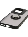 Hurtownia GSM - Bizon Case Hybrid Ring Motorola Edge 50 Neo fumuriu cu un cadru negru - BIZ6887 - {ean13} - Hurt