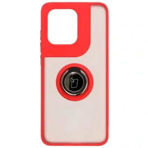 Hurtownia GSM - Bizon Case Hybrid Gyűrű Motorola Edge 50 Neo füstös piros kerettel - BIZ6888 - {ean13} - Hurt