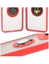 Hurtownia GSM - Bizon Case Hybrid Gyűrű Motorola Edge 50 Neo füstös piros kerettel - BIZ6888 - {ean13} - Hurt