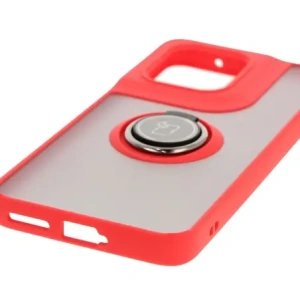 Hurtownia GSM - Bizon Case Hybrid Gyűrű Motorola Edge 50 Neo füstös piros kerettel - BIZ6888 - {ean13} - Hurt
