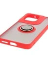 Wholesale Bizon Case Hybrid Ring Motorola Edge 50 Neo smoky with a red frame - BIZ6888 - {ean13} - Hurt