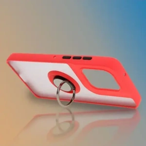 Hurtownia GSM - Bizon Case Hybrid Gyűrű Motorola Edge 50 Neo füstös piros kerettel - BIZ6888 - {ean13} - Hurt