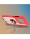 Wholesale Bizon Case Hybrid Ring Motorola Edge 50 Neo smoky with a red frame - BIZ6888 - {ean13} - Hurt