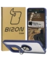 Hurtownia GSM - Etui z uchwytem na palec Bizon Case Hybrid Ring do Motorola Edge 50 Neo przydymione z granatową ramką - BIZ6889 - {ean13} - Hurt