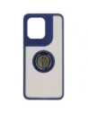 Hurtownia GSM - Etui z uchwytem na palec Bizon Case Hybrid Ring do Motorola Edge 50 Neo przydymione z granatową ramką - BIZ6889 - {ean13} - Hurt