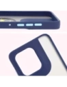 Hurtownia GSM - Etui z uchwytem na palec Bizon Case Hybrid Ring do Motorola Edge 50 Neo przydymione z granatową ramką - BIZ6889 - {ean13} - Hurt