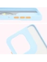 Hurtownia GSM - Bizon Case Hybrid Gyűrű Motorola Edge 50 Neo füstös színben, világoskék kerettel. - BIZ6890 - {ean13} - Hurt