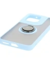 Hurtownia GSM - Caz Bizon Hybrid Ring Motorola Edge 50 Neo fumuriu cu un cadru albastru deschis - BIZ6890 - {ean13} - Hurt