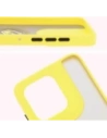Hurtownia GSM - Caz hybrid Bizon Ring Motorola Edge 50 Neo fumuriu cu un cadru galben - BIZ6891 - {ean13} - Hurt