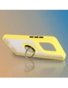 Hurtownia GSM - Bizon Case Hybrid Gyűrű Motorola Edge 50 Neo füstös színben sárga kerettel - BIZ6891 - {ean13} - Hurt