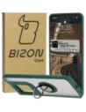 Wholesale Bizon Case Hybrid Ring Motorola Edge 50 Ultra smoky with a dark green frame - BIZ6892 - {ean13} - Hurt