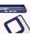 Wholesale Bizon Case Hybrid Ring Motorola Edge 50 Ultra smoky with a navy blue frame - BIZ6895 - {ean13} - Hurt