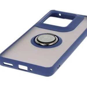 Hurtownia GSM - Bizon Case Hybrid Ring Motorola Edge 50 Ultra rauchig mit einem navyblauen Rahmen - BIZ6895 - {ean13} - Hurt