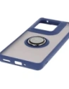 Hurtownia GSM - Bizon Case Hybrid Ring Motorola Edge 50 Ultra rauchig mit einem navyblauen Rahmen - BIZ6895 - {ean13} - Hurt