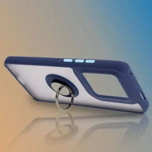 Hurtownia GSM - Bizon Case Hybrid Ring Motorola Edge 50 Ultra füstös, sötétkék kerettel - BIZ6895 - {ean13} - Hurt
