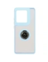 Wholesale Bizon Case Hybrid Ring Motorola Edge 50 Ultra smoky with a light blue frame - BIZ6896 - {ean13} - Hurt