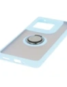 Hurtownia GSM - Bizon Case Hybrid Ring Motorola Edge 50 Ultra rauchig mit einem hellblauen Rahmen - BIZ6896 - {ean13} - Hurt