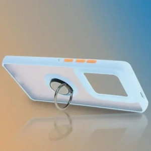 Wholesale Bizon Case Hybrid Ring Motorola Edge 50 Ultra smoky with a light blue frame - BIZ6896 - {ean13} - Hurt