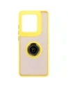 Hurtownia GSM - Bizon Case Hybrid Ring Motorola Edge 50 Ultra rauchig mit einem gelben Rahmen - BIZ6897 - {ean13} - Hurt