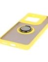 Wholesale Bizon Case Hybrid Ring Motorola Edge 50 Ultra smoky with a yellow frame - BIZ6897 - {ean13} - Hurt