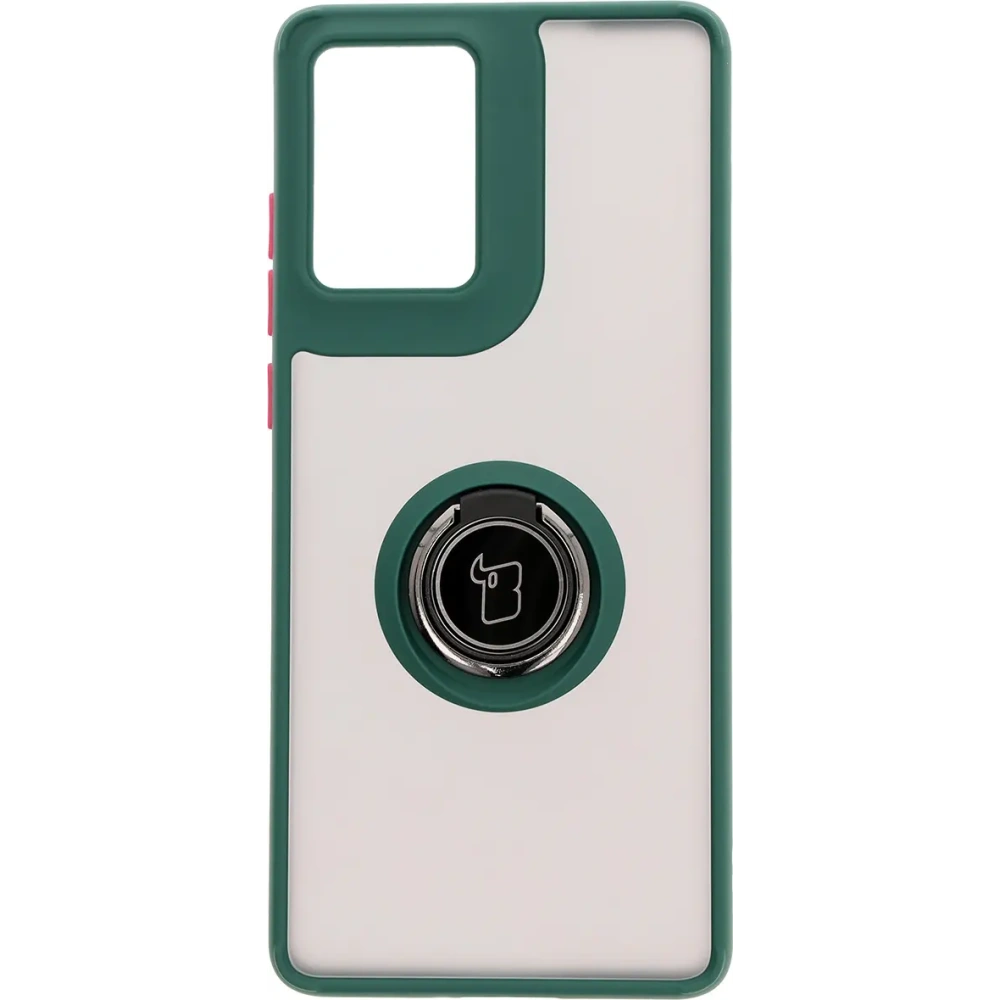 Hurtownia GSM - Bizon Case Hybrid Ring Motorola Moto G85 5G rauchig mit einem dunkelgrünen Rahmen - BIZ6898 - {ean13} - Hurt