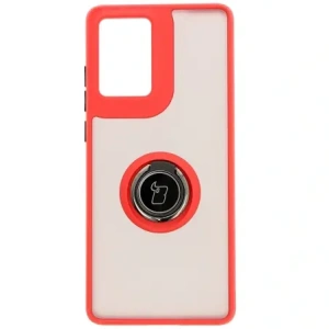 Hurtownia GSM - Bizon Case Hybrid Ring Motorola Moto G85 5G rauchig mit einem roten Rahmen - BIZ6899 - {ean13} - Hurt