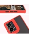 Hurtownia GSM - Bizon Case Hybrid Ring Motorola Moto G85 5G rauchig mit einem roten Rahmen - BIZ6899 - {ean13} - Hurt