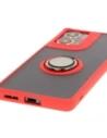 Hurtownia GSM - Bizon Case Hybrid Ring Motorola Moto G85 5G rauchig mit einem roten Rahmen - BIZ6899 - {ean13} - Hurt