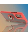 Hurtownia GSM - Bizon Case Hybrid Ring Motorola Moto G85 5G fumuriu cu un cadru roșu - BIZ6899 - {ean13} - Hurt