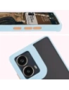 Hurtownia GSM - Etui z uchwytem na palec Bizon Case Hybrid Ring do Motorola Moto G85 5G kouřové s jasně modrým rámem - BIZ6901 - {ean13} - Hurt