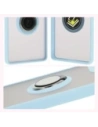Wholesale Bizon Case Hybrid Ring Motorola Moto G85 5G smoky with a light blue frame - BIZ6901 - {ean13} - Hurt