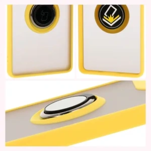 Hurtownia GSM - Bizon Case Hybrid Ring Motorola Moto G85 5G rauchig mit einem gelben Rahmen - BIZ6902 - {ean13} - Hurt
