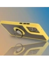 Wholesale Bizon Case Hybrid Ring Motorola Moto G85 5G smoky with a yellow frame - BIZ6902 - {ean13} - Hurt