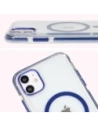 Wholesale Bizon Case Marco Apple iPhone 11 clear with blue frame - BIZ6903 - {ean13} - Hurt