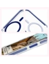 Wholesale Bizon Case Marco Apple iPhone 11 clear with blue frame - BIZ6903 - {ean13} - Hurt