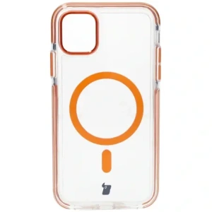 Hurtownia GSM - Etui s magnetickým kroužkem Bizon Case Marco pro Apple iPhone 11 průhledné s oranžovým rámečkem - BIZ6904 - {ean13} - Hurt