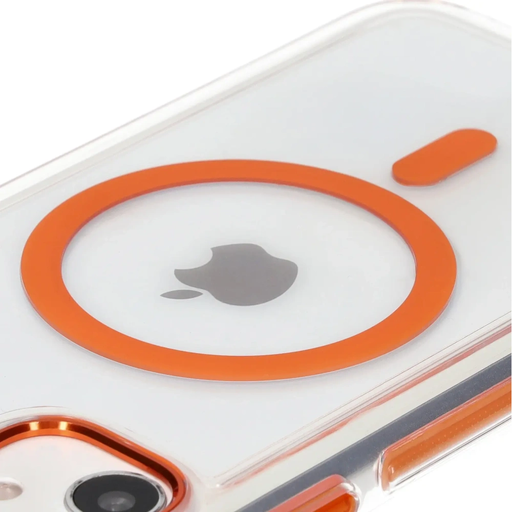 Hurtownia GSM - Etui s magnetickým kroužkem Bizon Case Marco pro Apple iPhone 11 průhledné s oranžovým rámečkem - BIZ6904 - {ean13} - Hurt