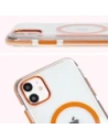 Hurtownia GSM - Etui s magnetickým kroužkem Bizon Case Marco pro Apple iPhone 11 průhledné s oranžovým rámečkem - BIZ6904 - {ean13} - Hurt