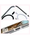 Hurtownia GSM - Etui z pierścieniem magnetycznym Bizon Case Marco do Apple iPhone 14 / Apple iPhone 13 przezroczyste z czarną ramką - BIZ6905 - {ean13} - Hurt