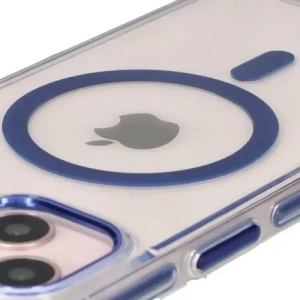Hurtownia GSM - Etui s magnetickým kroužkem Bizon Case Marco pro Apple iPhone 14 / Apple iPhone 13 průhledné s modrým rámečkem - BIZ6906 - {ean13} - Hurt
